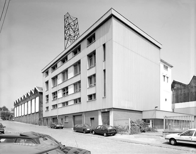 Elévation rue de la petite vitesse, bureaux et atelier de fabrication