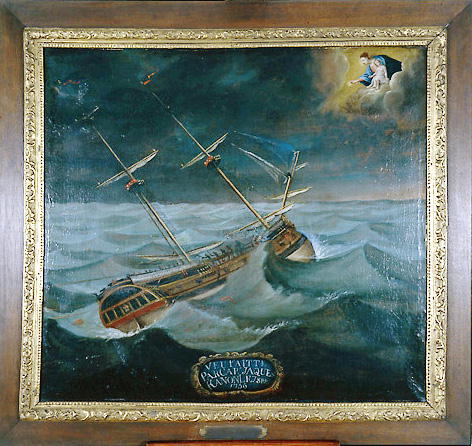 Tableau, ex-voto : Voeu du capitaine Kanon.