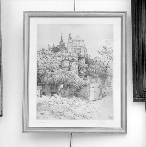 Estampe : Mont Saint Michel