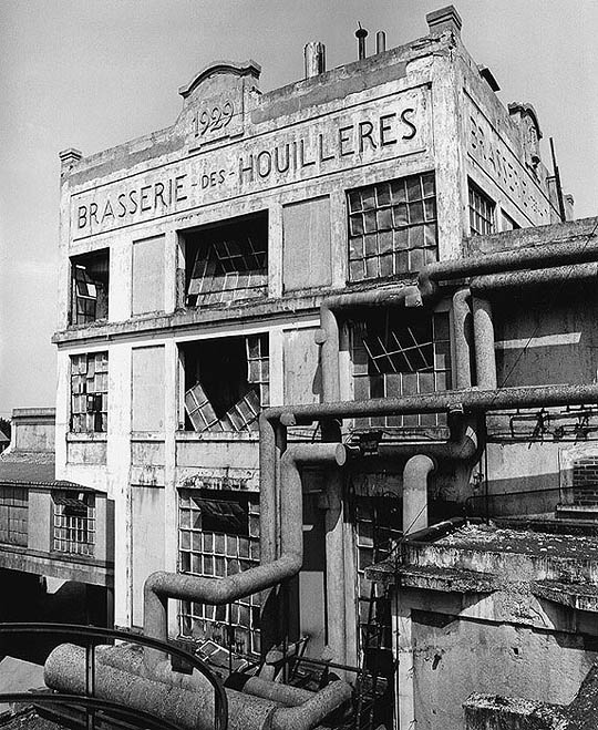 Atelier de fabrication, élévation sur cour.