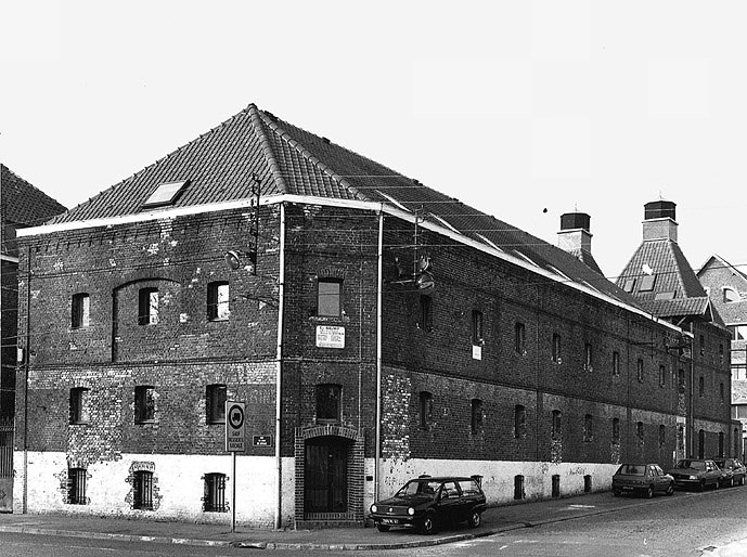 Malterie : germoirs et tourailles construits avant 1914.