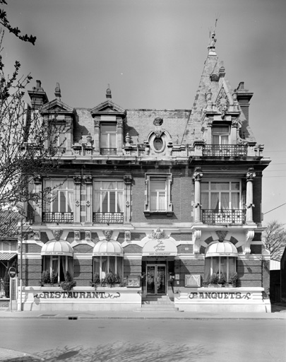 Logement patronal, élévation sur rue.