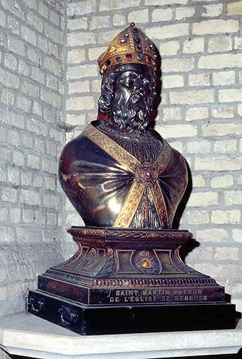 Buste-reliquaire de saint Martin
