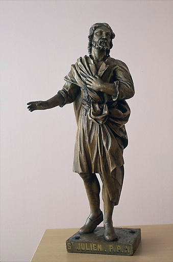 Statuette : saint Julien l'Hospitalier