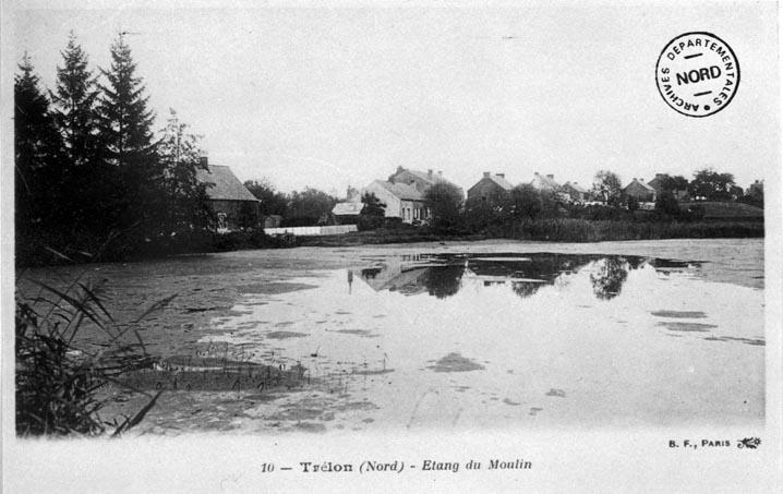 Vue de l'étang du Moulin.