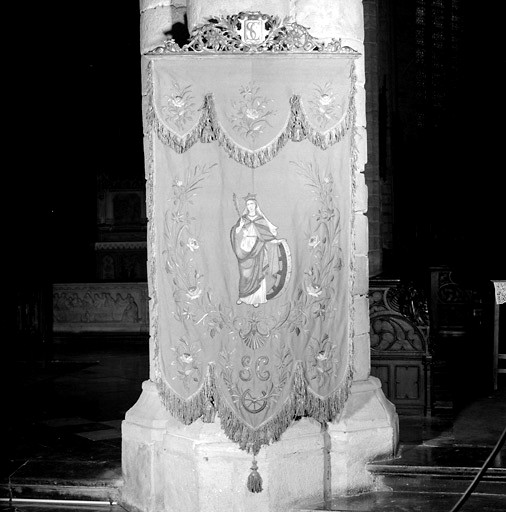 Bannière de procession de sainte Catherine