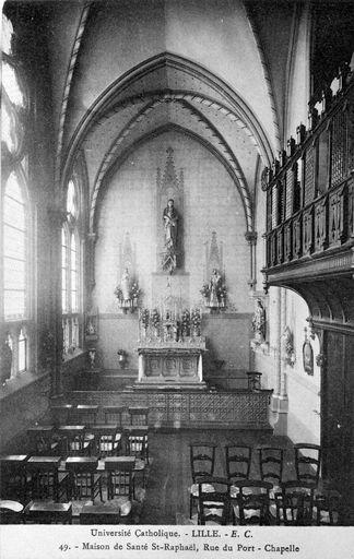 Vue intérieure de la chapelle.