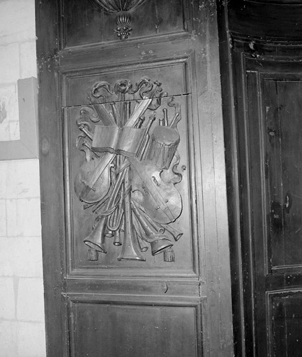 Vue de détail du buffet d'orgue.