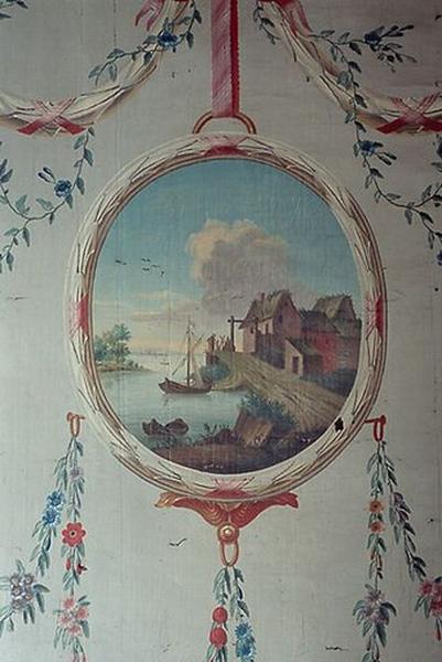 Ensemble des peintures de la salle des bateliers