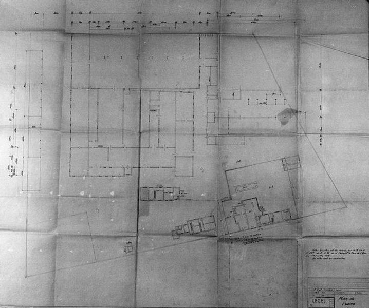 Plan de propriété de la manufacture de lits et sommiers métalliques, sans signature, 1971 (?), collection particulière.