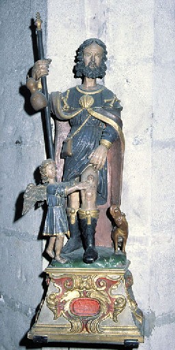 Statue-reliquaire : Saint Roch