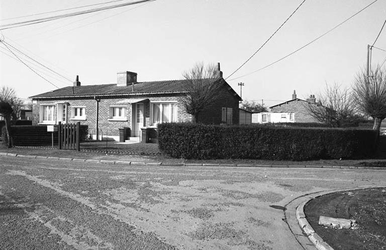 Groupe de 2 logements, de type 106D, 1959, 1, 3 rue Diderot.
