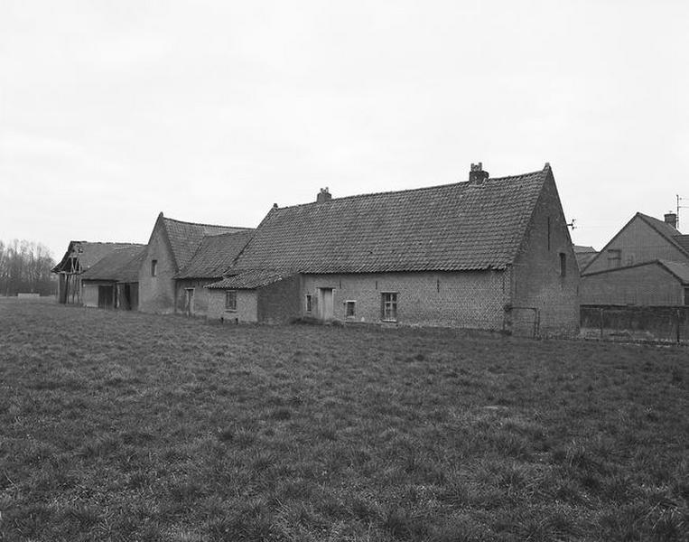 Ferme en L, rue de la Lombarderie, élévation postérieure.