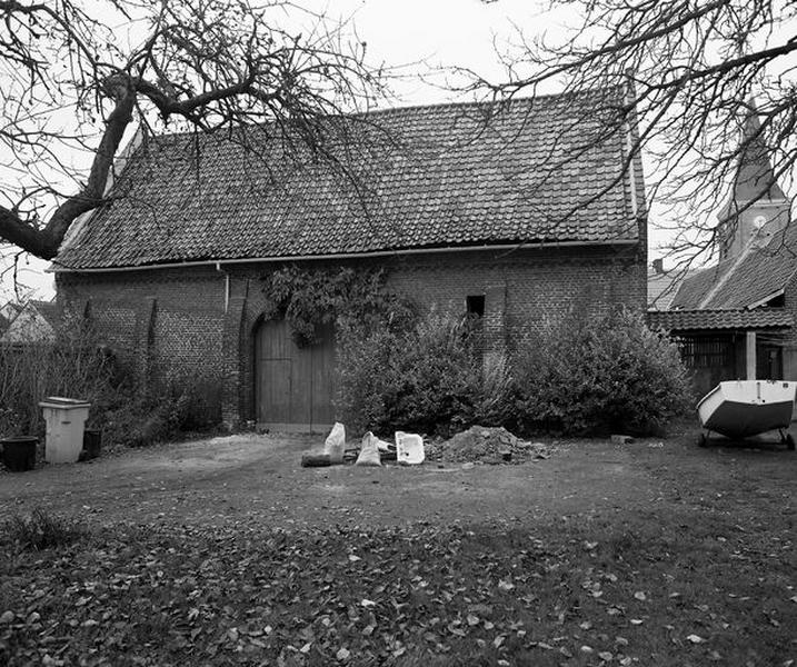 Elévation postérieure de la grange.