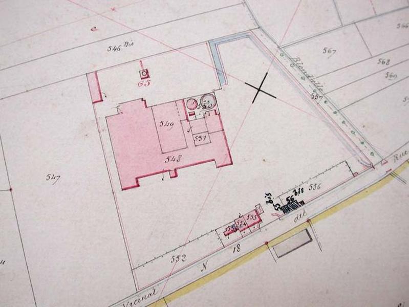 Cadastre de 1885, la sucrerie.