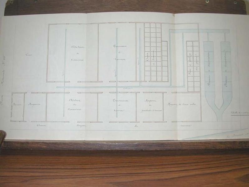 Plan de la tannerie.