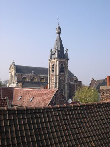 Vue générale, côté sud-est, depuis l'étage de l'hôtel de ville.