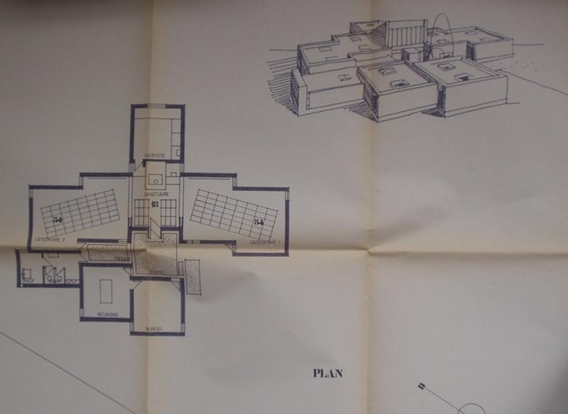 Plan et vue perspective, octobre 1967.