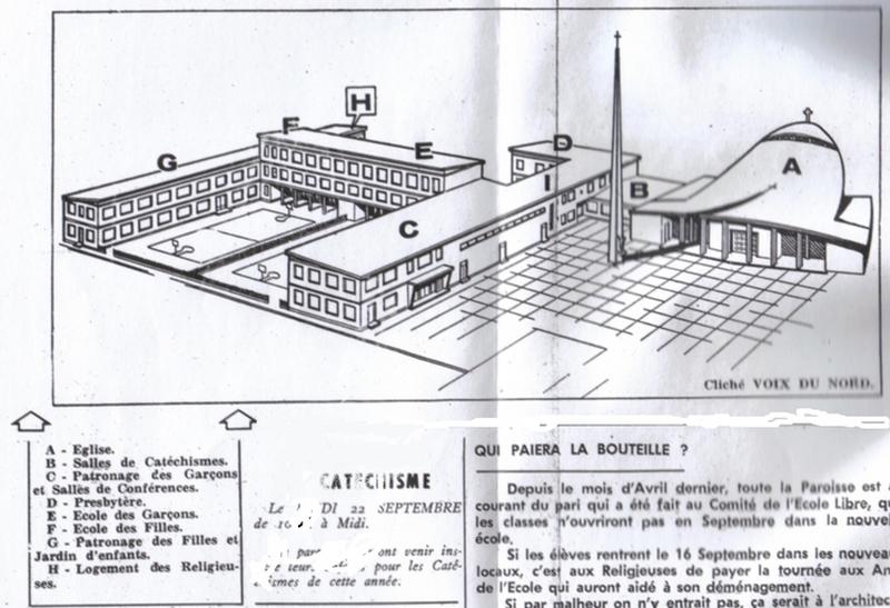 Projet annoté paru dans le bulletin paroissial.