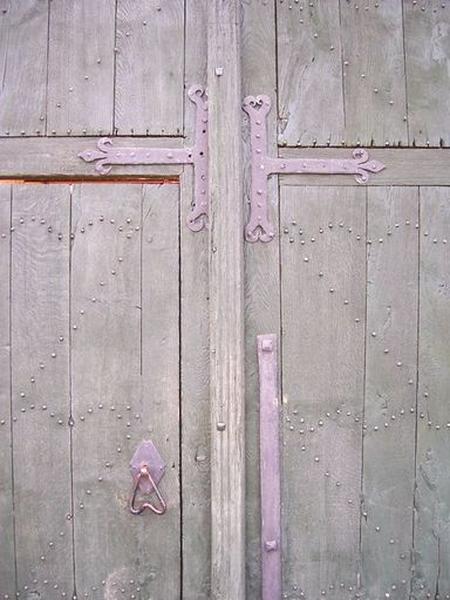 Ferme, 190 rue du Général-Leclerc, détail de la porte charretière.