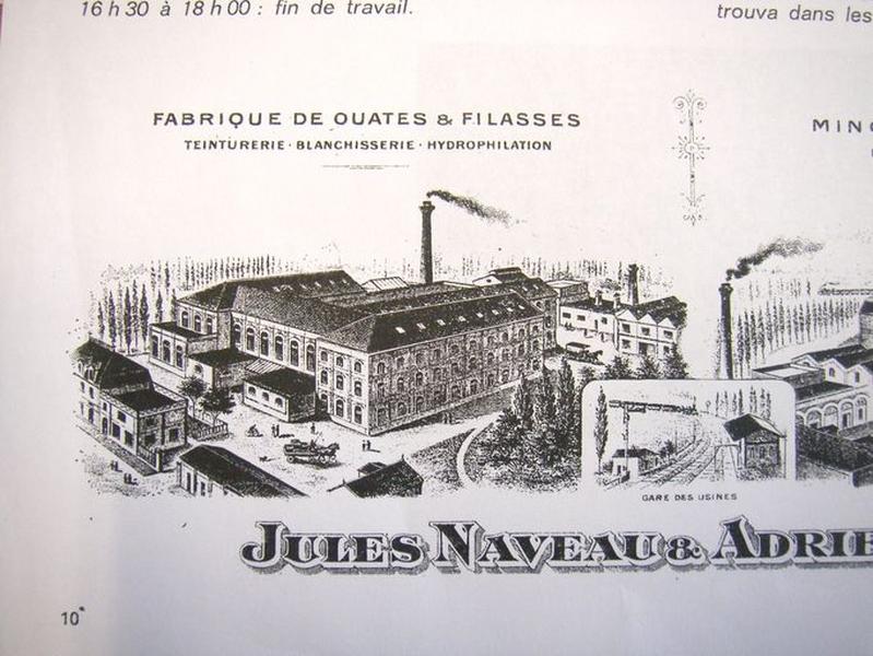 Détail du papier à entête, fin 19e siècle.