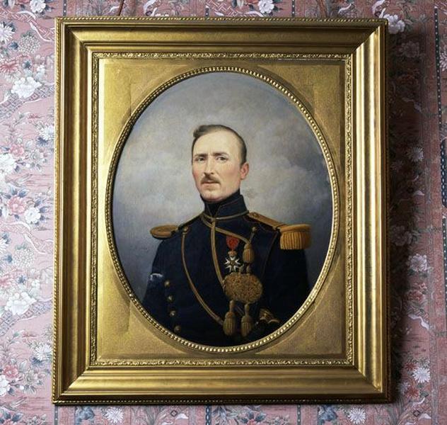 Tableau : Portrait de M. Petit en uniforme d'officier