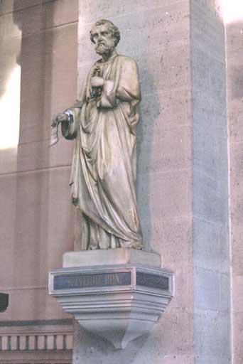 2 statues : Saint Pierre, saint Paul