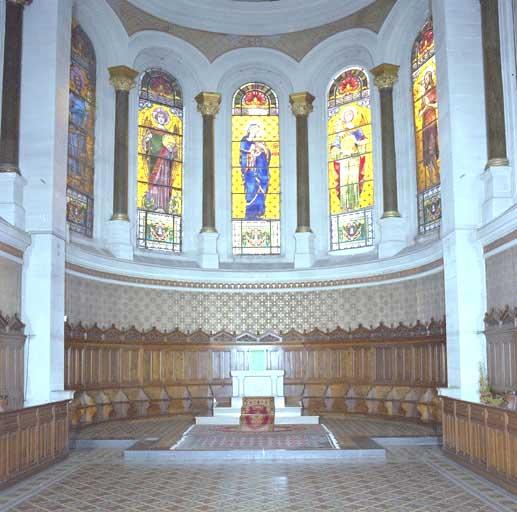 Vue générale du choeur.