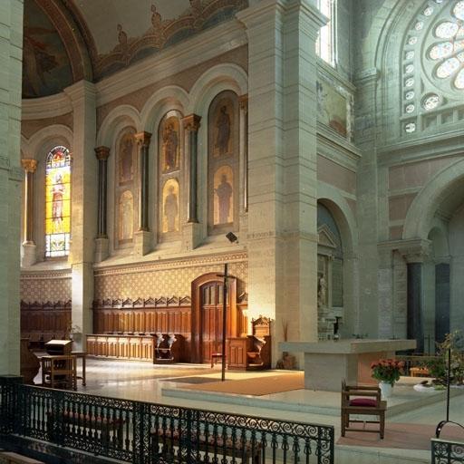 Vue de la partie sud du choeur.