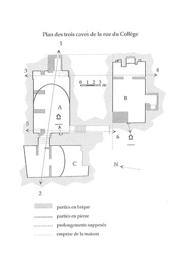 Plan des caves, 2005.