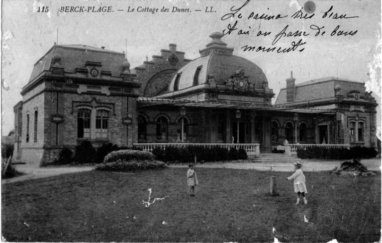 Vue du cottage au début des années 1910, carte postale ancienne (collection particulière).