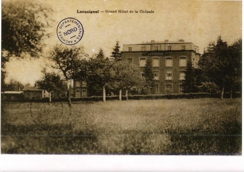 Vue du grand hôtel de la Chênaie au début du 20e siècle.
