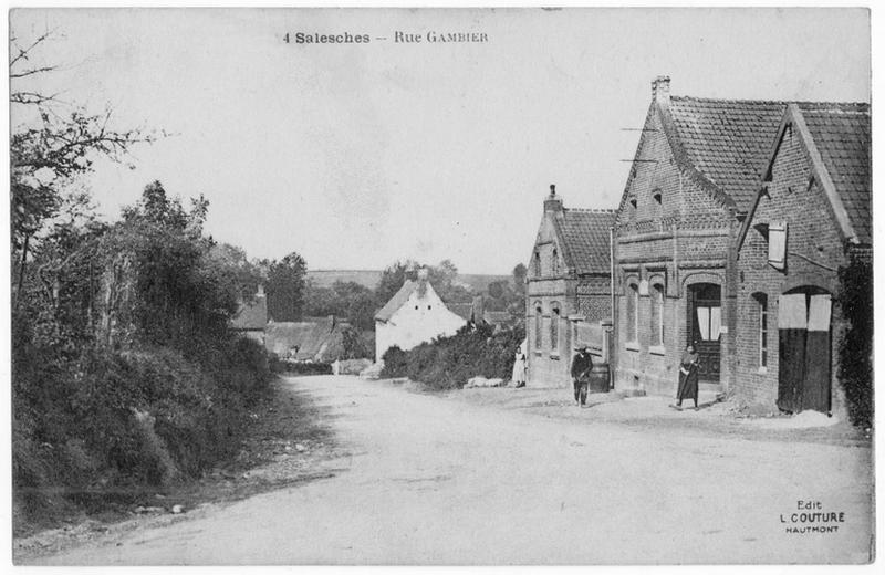 Vue de la rue Gambier, au début du 20e siècle.