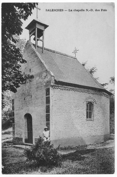 Vue de la chapelle Notre-Dame-des-Prés, au début du 20e siècle.