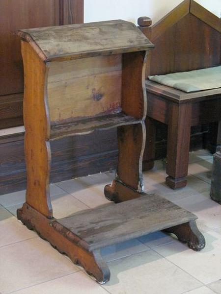 Prie-Dieu à pupitre, bois, 19e siècle