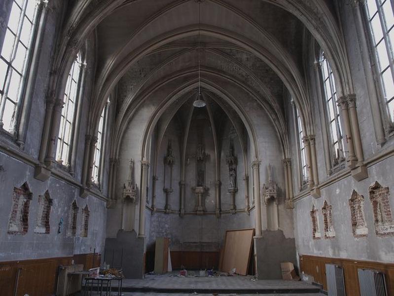 Chapelle, intérieur : vue d'ensemble du choeur (intérieur)