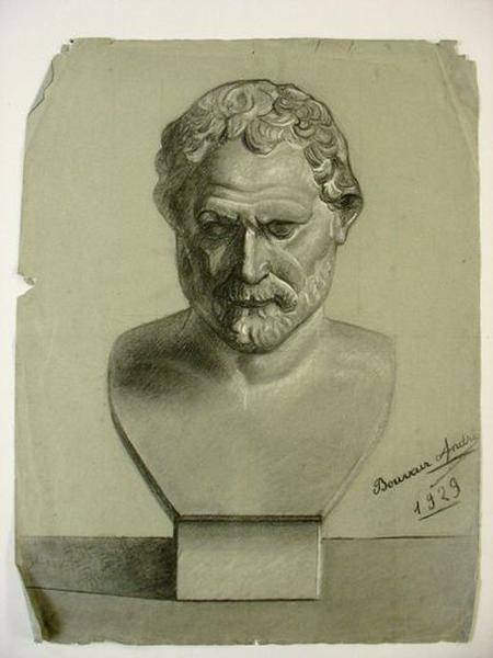 Vue générale : dessin, par André Bouveur, 1929.