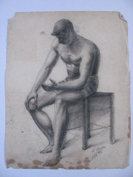 Vue générale : dessin, par L. Bertin, 1906.
