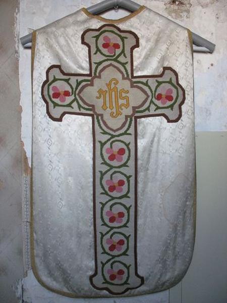 Chasuble : vue générale, dos