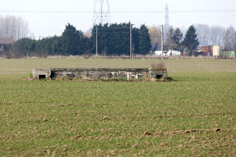 Ouvrage en U, vers l'ouest