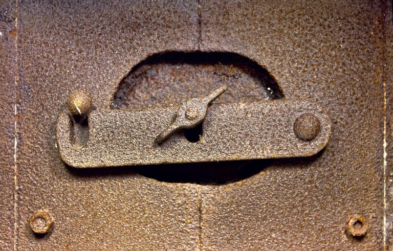 Observatoire bétonné, détail intérieur