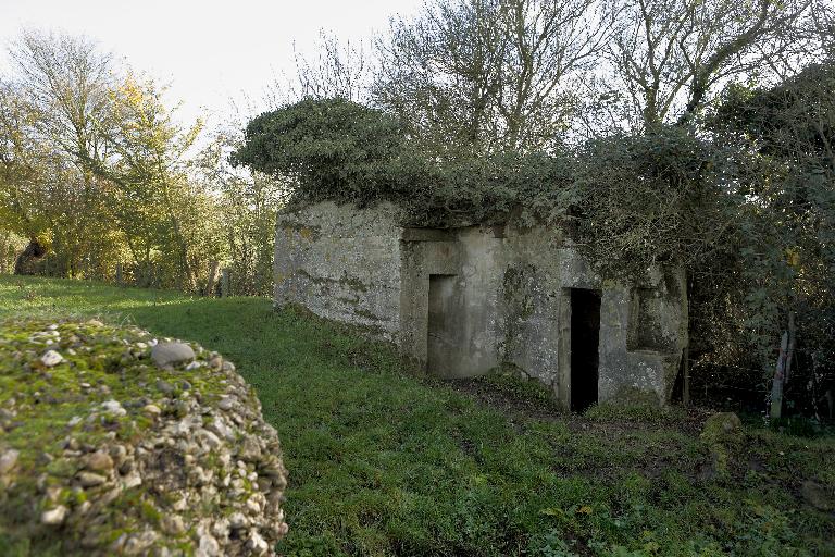 Vue de trois-quarts, vers le sud-est