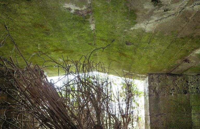 Détail du couvrement de la chambre de tir