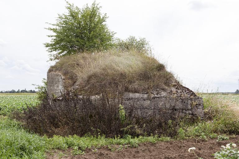 Vue latérale vers le sud