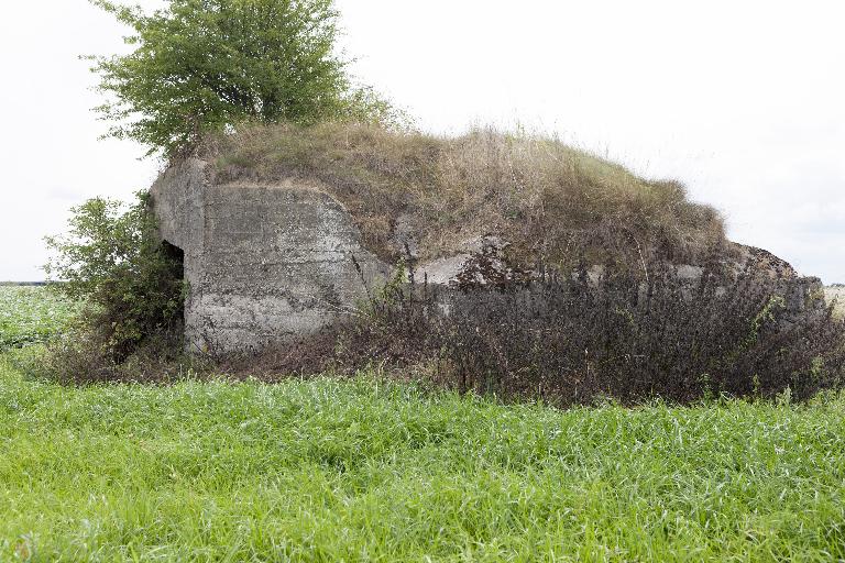 Vue latérale vers le sud