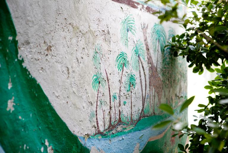 Façade latérale, détail.