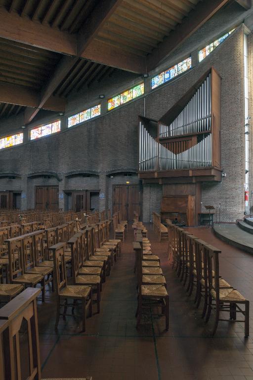 Élévation latérale intérieure, côté gauche.