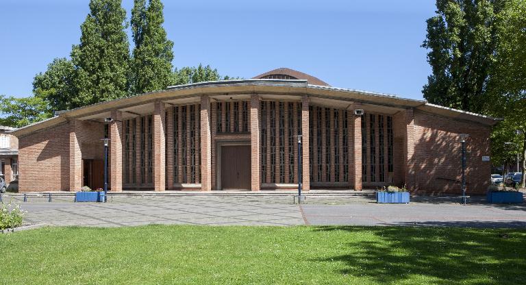 Élévation antérieure de l'église.