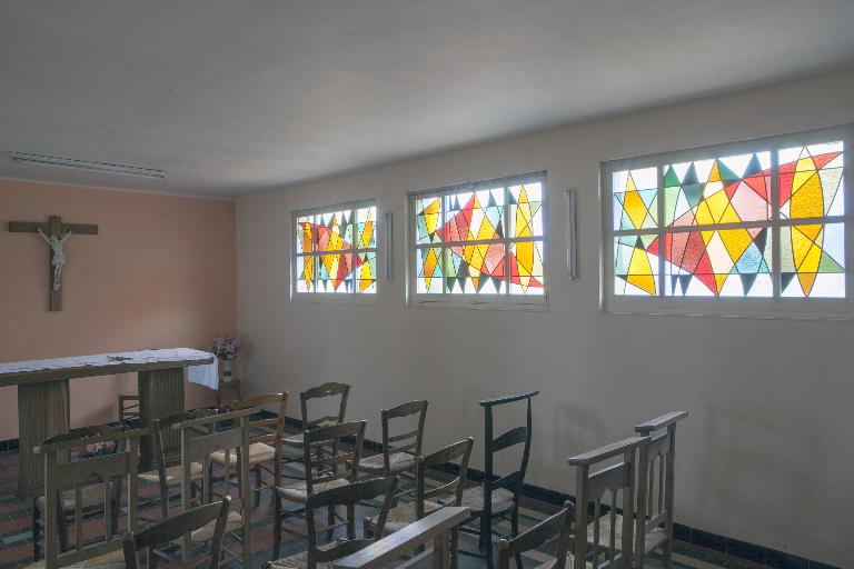 Chapelle de célébration, à l'arrière de l'église. 