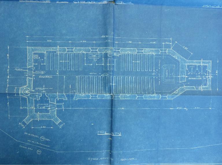 Plan de l'ancienne église, 1920 (AD Somme ; 10R 1163).